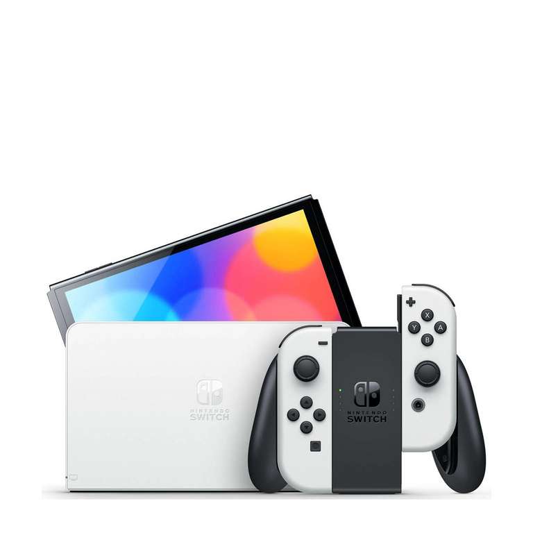 Nintendo Switch OLED wit met 15% korting via ING rentepunten