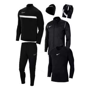 Nike winterset Academy 21 set (Sweater, broek, regenjas, ondershirt, beanie en handschoenen) €97,95 @ Geomix