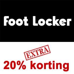 Foot Locker: met code 20% (extra) korting | members