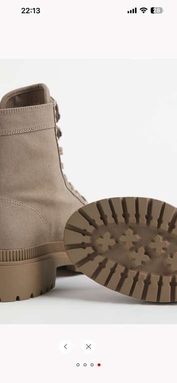 BOOTS van canvas h\u0026m sale - Pepper.com