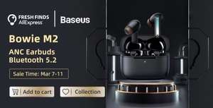 Baseus Bowie M2 TWS in-ear koptelefoon voor €27,30 met coupons @ Aliexpress