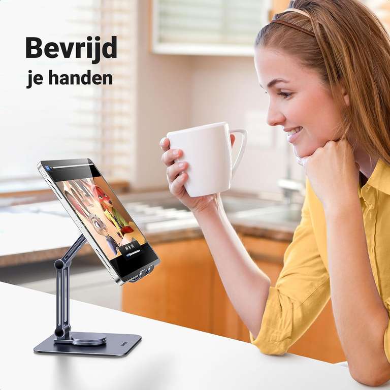 UGREEN telefoon/tabletstandaard 360° verstelbaar voor €19,99 @ Amazon NL