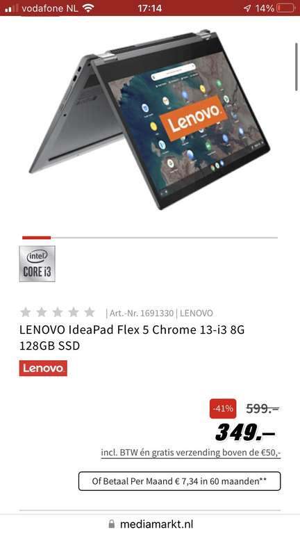 Lenovo ideapad flex 5 i3