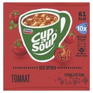 UNOX 10-pack Cup-a-Soup Tomaat €2,79 @ Aldi