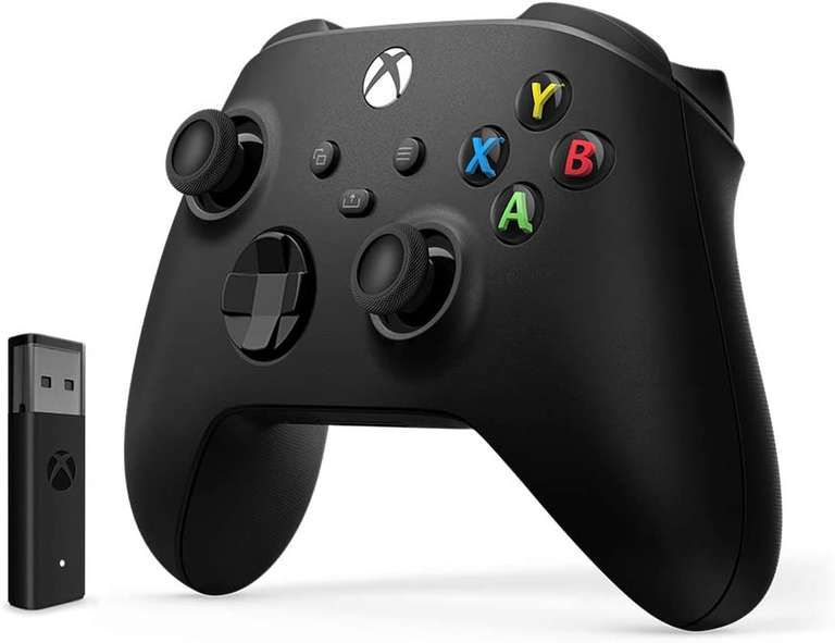 Xbox Series X/S/Xbox one Draadloze Controller + Wireless Adapter for Windows - Carbon Black