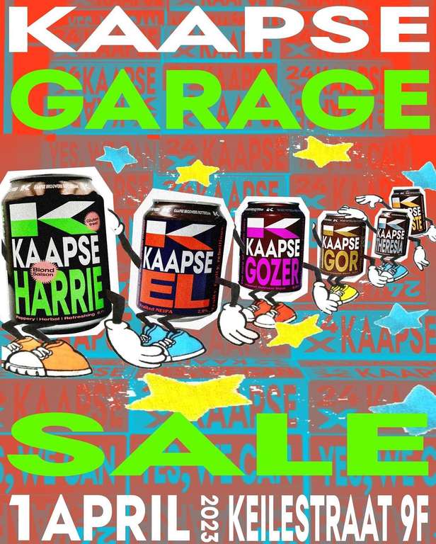 [Lokaal] Kaapse Brouwers - 1 april garage sale
