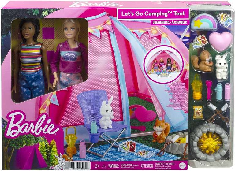 Barbie camping set! Inclusief 2 barbie's.