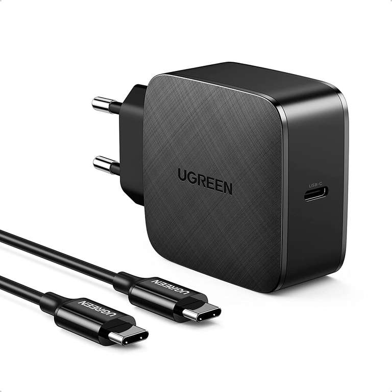UGREEN 65W GaN USB C oplader met 2 meter kabel voor €31,99 @ Amazon NL