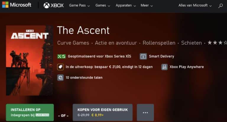Xbox Free Play Days – TopSpin 2K25 Cross-Gen Digital Edition, The Ascent (Game Pass Core/Ultimate-leden)