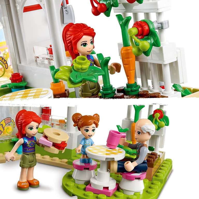 LEGO 41444 Friends Heartlake City Biologisch Café Set, Educatief Speelgoed voor Kinderen vanaf 6 Jaar, Meisjes en Jongens