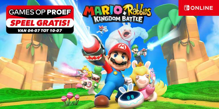 Mario + Rabbids Kingdom Battle tijdelijk gratis spelen met Nintendo Switch Online