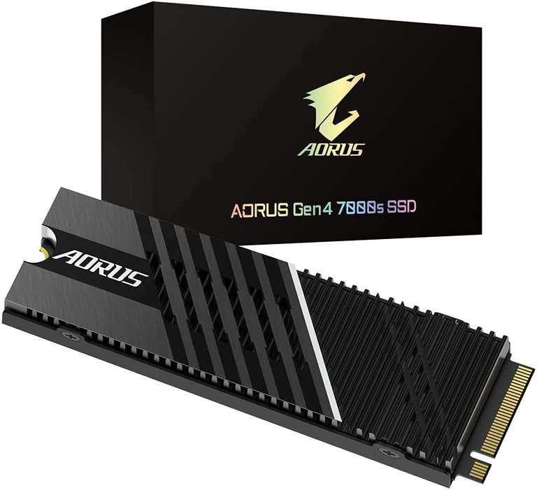 Gigabyte AORUS Gen4 7000s 1TB SSD PCIe 4.0 met heatsink