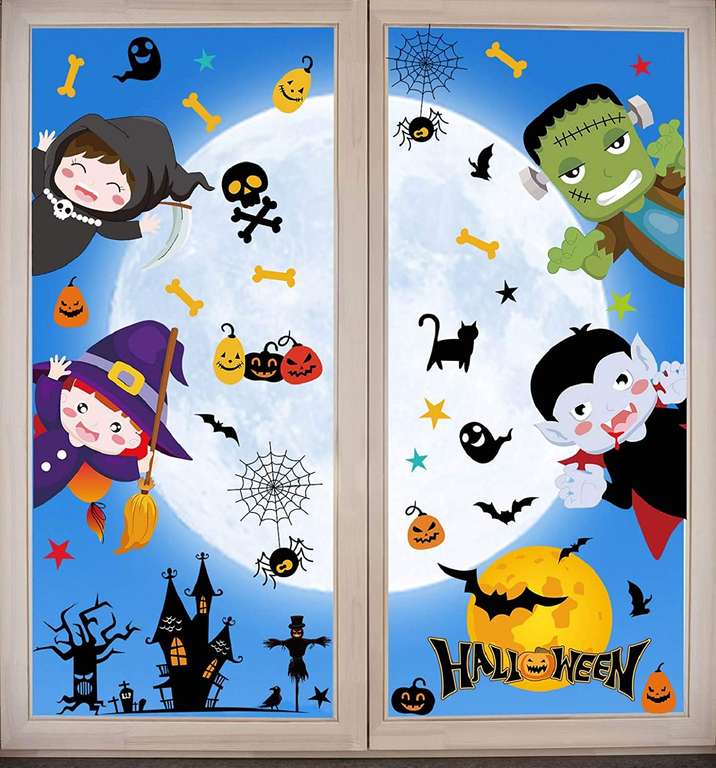 Halloween raam stickers