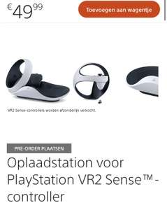 Oplaadstation voor PlayStation VR2 Sense - controller