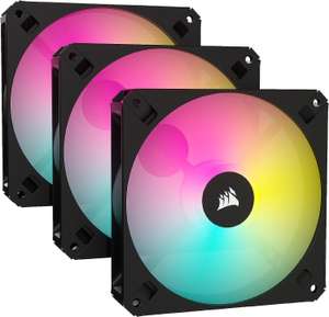 Corsair iCUE AR120 RGB ventilator triple pack ARGB compatible zwart