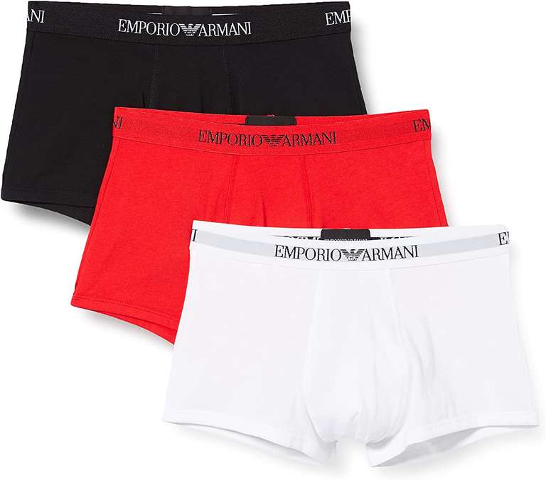 Emporio Armani 3-pack heren boxershorts voor €17,95 @ Amazon.nl