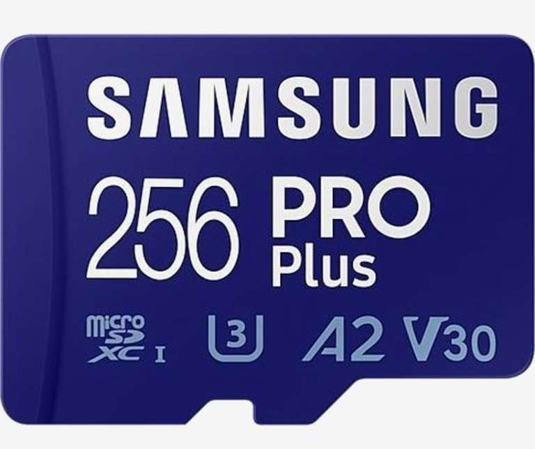 Samsung PRO Plus 256GB microSDXC (lees-/schrijfsnelheden tot 160/120MB/s)