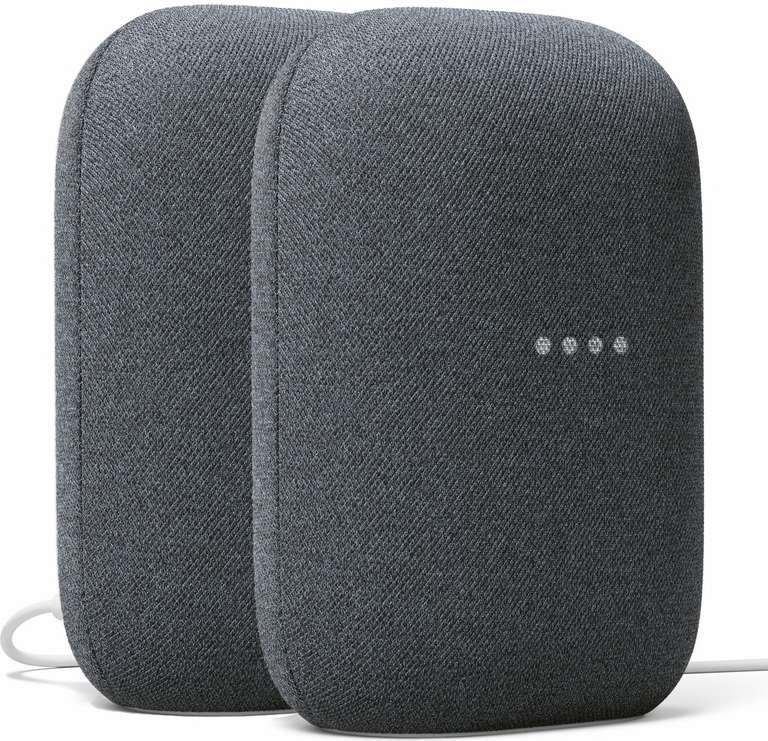 Google Nest Audio Charcoal Duo Pack
