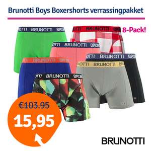 Brunotti Boys Boxershorts (maat 128 & 140) 8 stuks