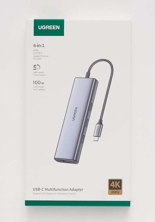 UGREEN revodok 6-in-1 USB-C voor €25,99 @ Amazon NL