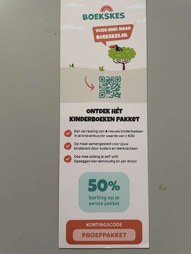 €5,- Korting vanaf €20 & 50% korting op eerste pakket @ kinderboekjes.nl