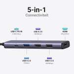 UGREEN Revodok: Krachtige USB C Hub voor Naadloze Connectiviteit met iPhone 15/15Pro, MacBook, iPad, Surface, Galaxy Tab en Meer!