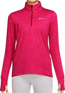 Nike dri-fit element sportshirt maat M, roze of blauw