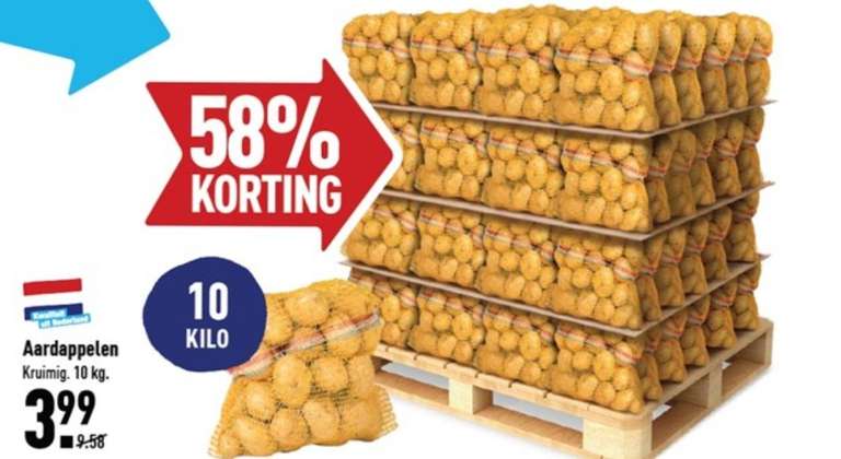 Kruimige aardappelen - 10 kilo @ Aldi