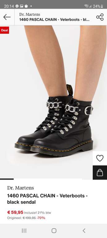 Dr martens (Pascal chain veterboots dames)