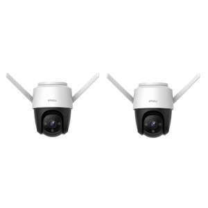 Imou Cruiser 4MP Buitencamera 2-pack voor €134,95 + gratis 2-pack Imou Color Smart lamp @ tink