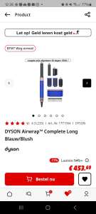 Dyson Airwrap Complete Long Blauw/Blush