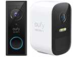 EUFY Videodeurbel 2K + EufyCam 2C beveiligingscamera + Homebase 2