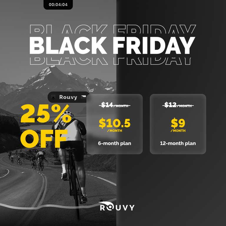 Rouvy - indoor cycling app (alternatief voor Zwift) 25% korting