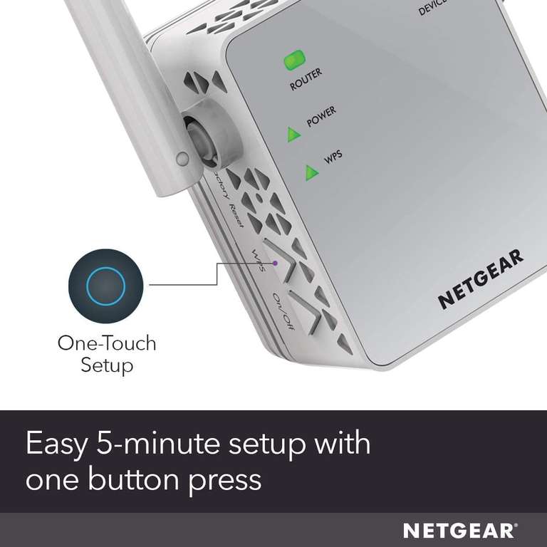 Netgear EX3700 - WiFi Range Extender AC750