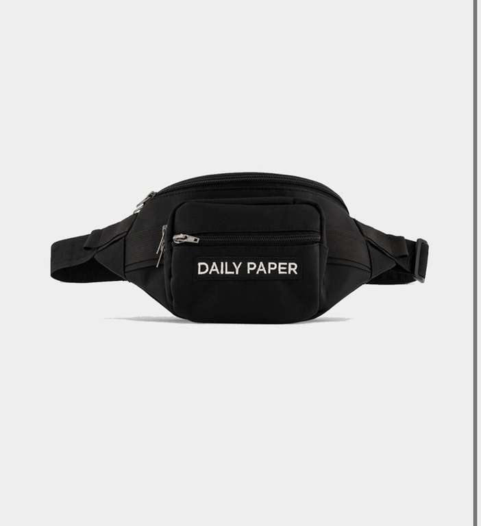 Daily Paper Black classic waist bag