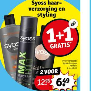 Kruidvat Syoss shampoo grootverpakking (750ml)