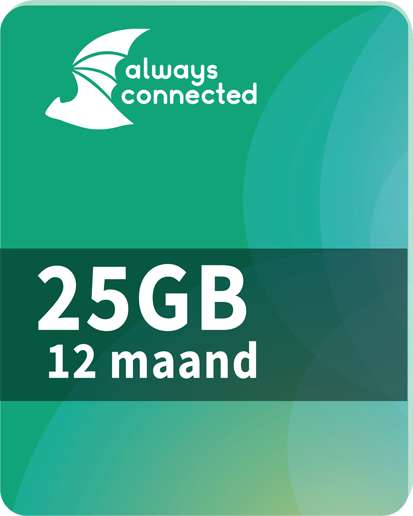 20% korting op alle prepaid databundels @ Always Connected