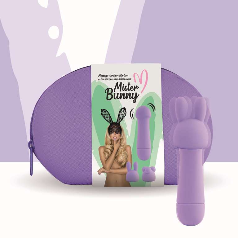 Mister Bunny Mini Vibrator set (zwart of lila) voor €8,99 @ EasyToys