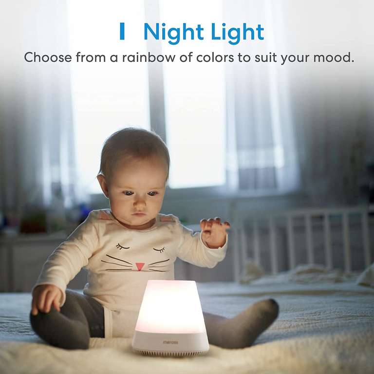 Meross slimme, dimbare nachtlamp (Alexa/Google Assistant/Homekit) voor €26,39 @ Amazon NL