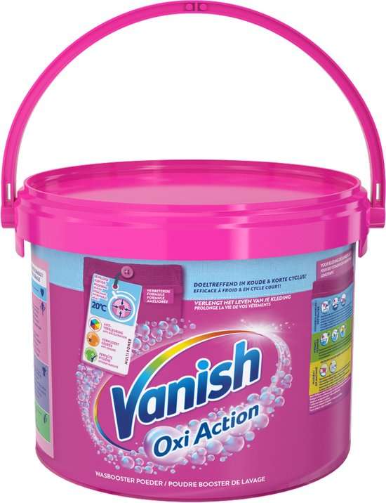 Vanish Oxi Action Wasbooster Poeder - Vlekverwijderaar Voor Gekleurde Was