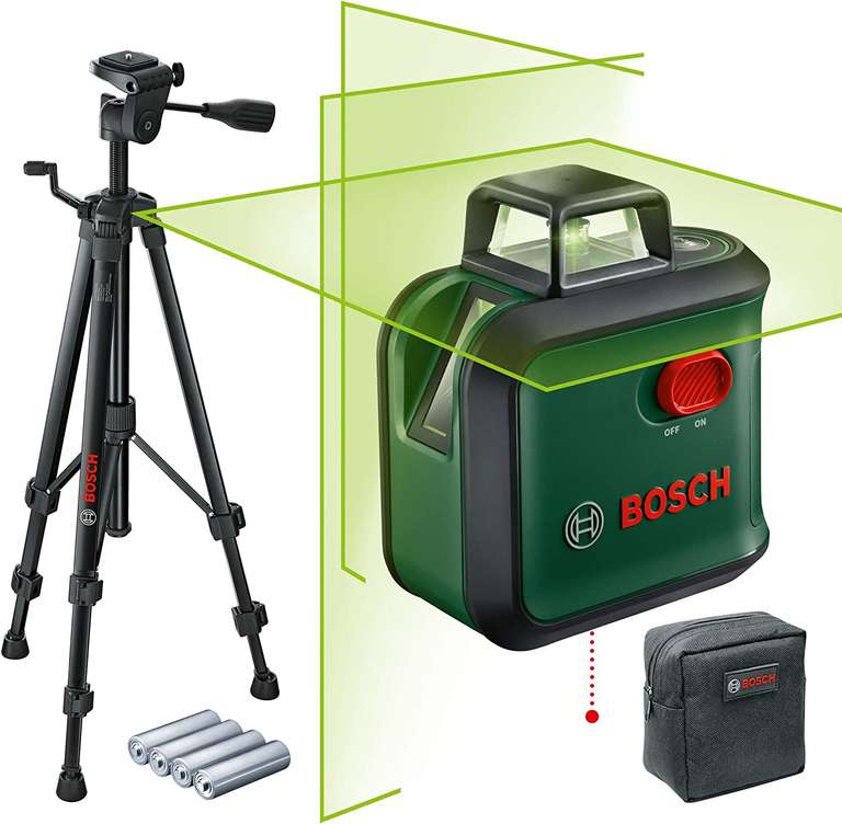 Bosch cross line laser AdvancedLevel 360 Set (horizontal 360° laser line)