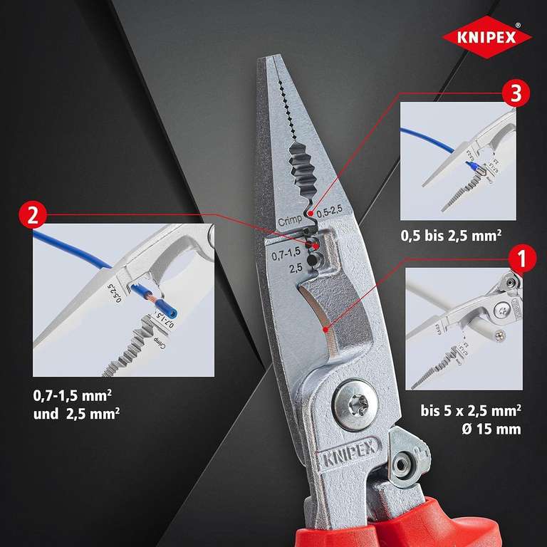 Knipex Elektro Installatietang (13 96 200)