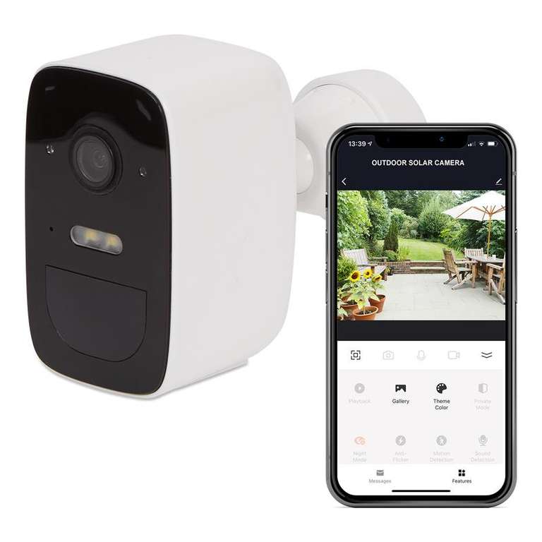 LSC Smart Connect IP-camera voor buiten | Incl. zonnepaneel, alarm interne batterij @ Action online