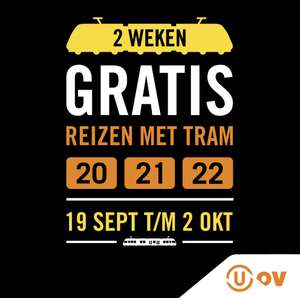 Twee weken gratis met de tram in Utrecht