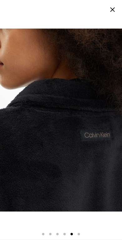 Luxe dames badjas van Calvin Klein (XS-S of M-L)