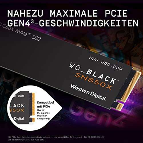 Western Digital SN850x 2TB PCIe 4.0 NVMe SSD
