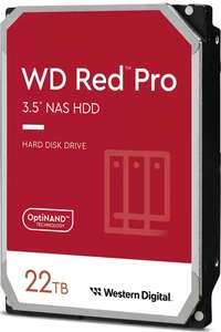 2x WD Red Pro NAS harde schijf 22TB voor €1093,08 @ WD Store