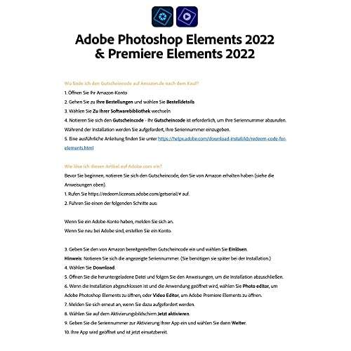 Adobe Photoshop Elements 2022 @Amazon.de