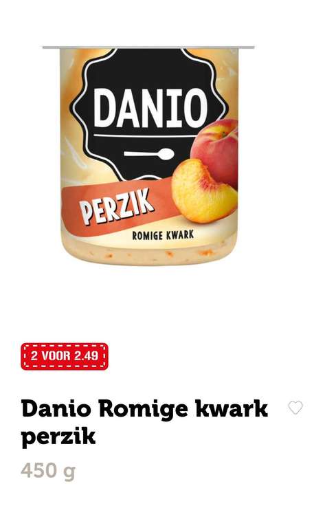 Diverse smaken Danio Kwark