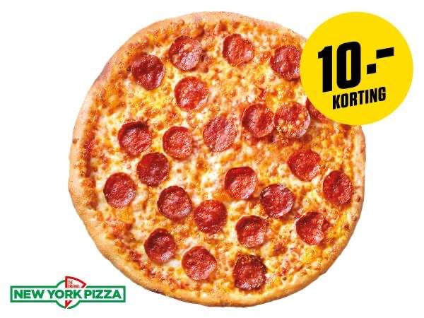[ING rentepunten] 10 of 17,50 euro korting bij New York Pizza